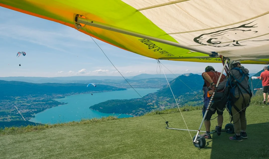 Parapente biplace : respiration, cœur et tenue au baptême