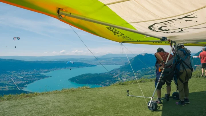 Parapente biplace : respiration, cœur et tenue au baptême